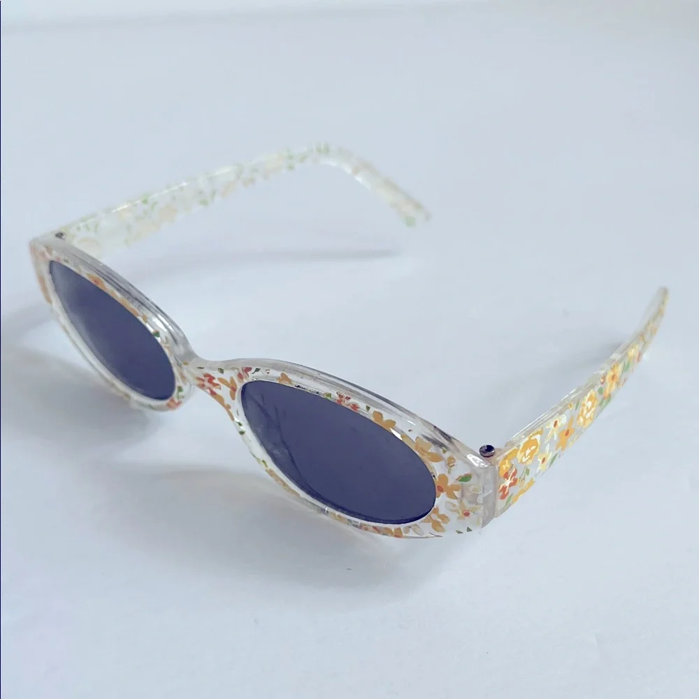 The Children's Place Kids Sunglasses Yellow Flowers Vintage Sunnies